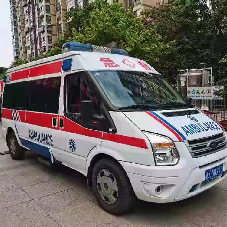 青县长途救护车护送病人返乡